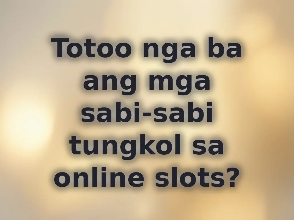 Slots myths